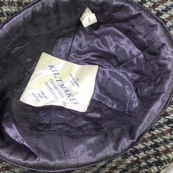 Vtg New Hector Russell Kiltmaker Detective Wool Cap - Picture 5 of 7